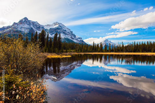 The mountains, forests and lakes