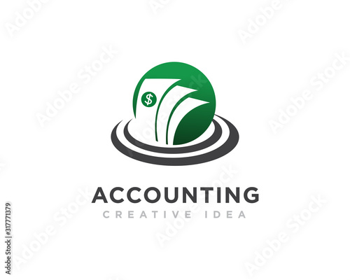Finance and Accounting Logo Design Vector