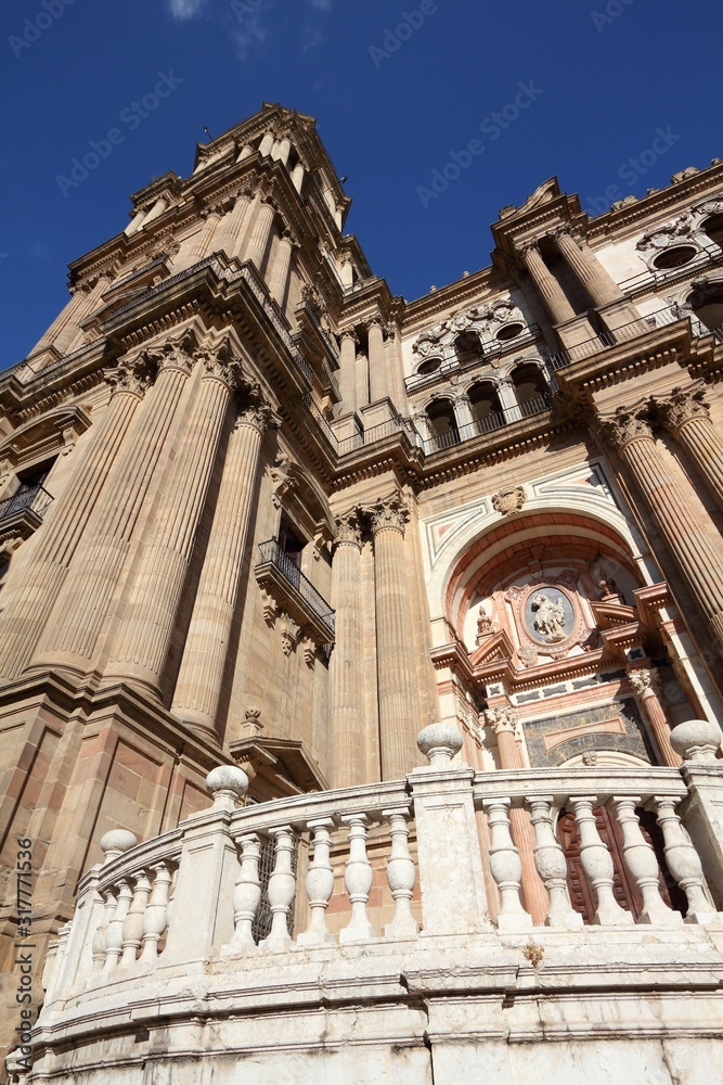 Spain landmark - Malaga Cathedral