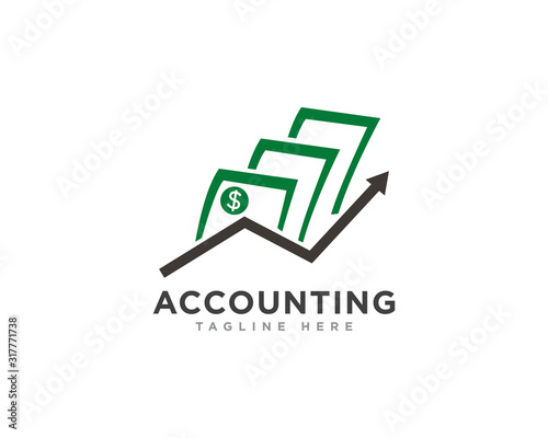 Finance and Accounting Logo Design Vector