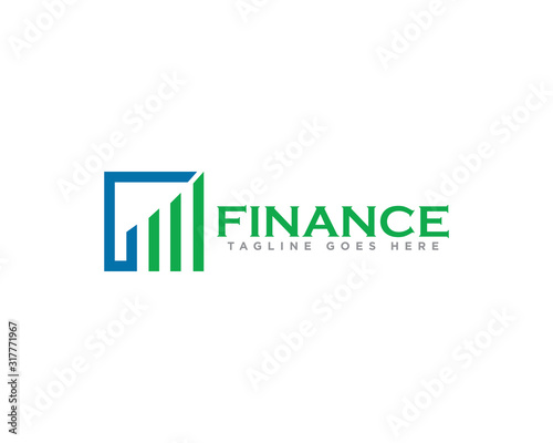 Finance and Accounting Logo Design Vector