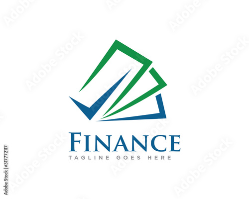 Finance and Accounting Logo Design Vector