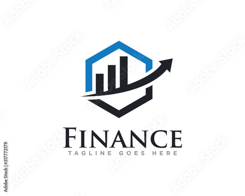 Finance and Accounting Logo Design Vector