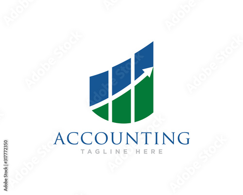Finance and Accounting Logo Design Vector