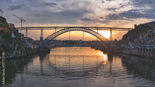 Bridge at sunset © Henry