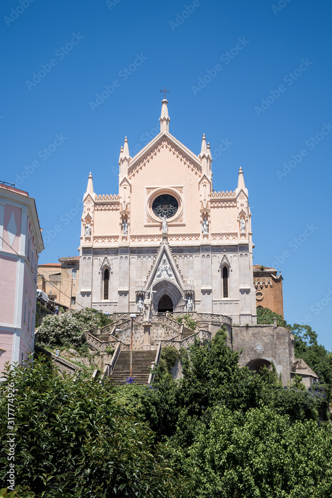 Church of Saint Francis of Assisi. Gaeta, an Italian town