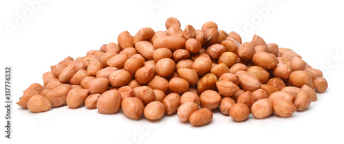 Canvas Print Peanuts on white ground