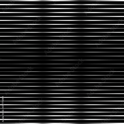 Abstract neon vector with stripes of grey colors on black background. Vector graphic illustration.