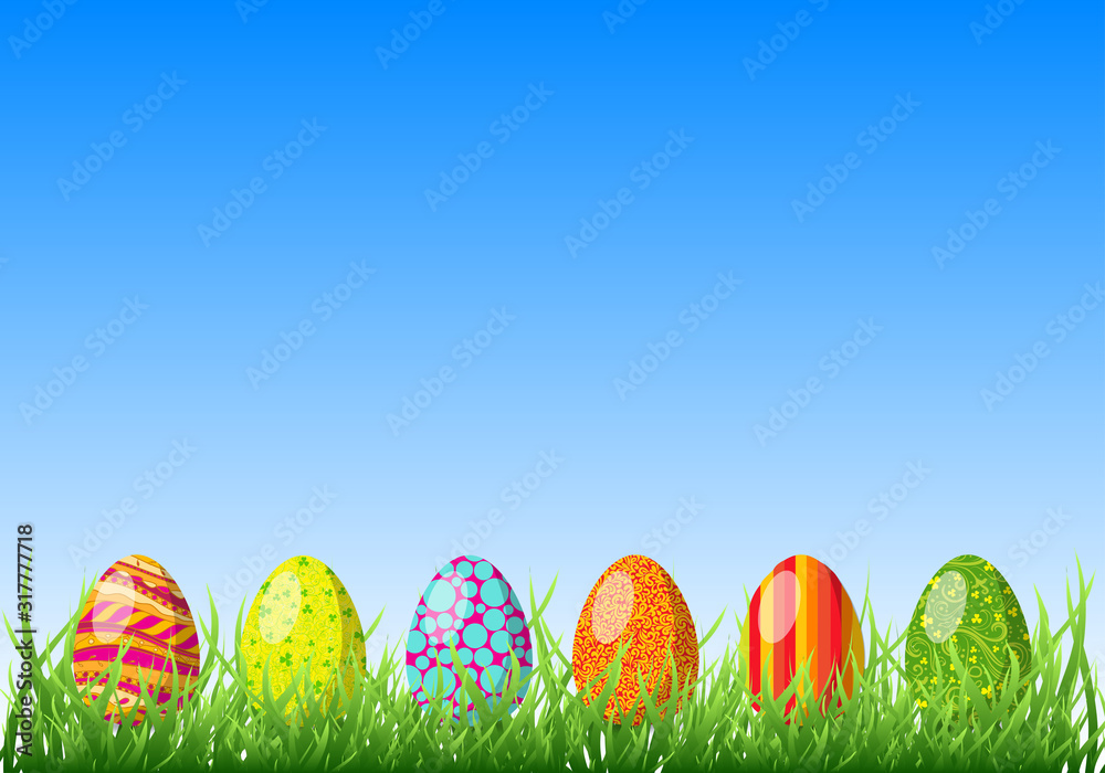 Happy Easter greeting card background Happy Easter greeting card background