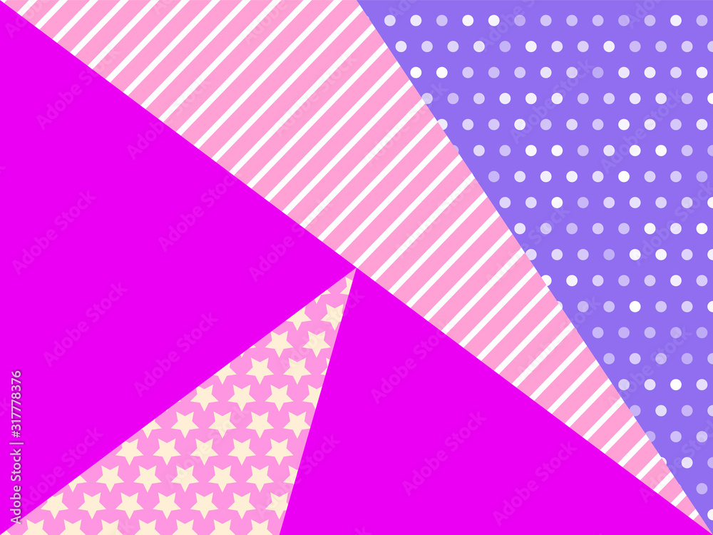 Abstract trendy pink pattern. Vector stock illustration for banner or poster Abstract trendy pink pattern. Vector stock illustration for banner or poster