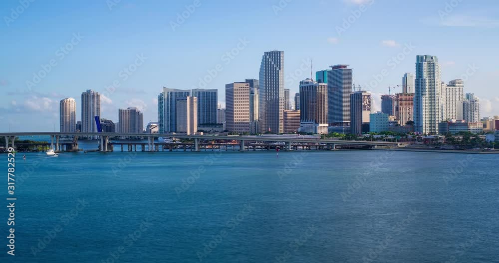 Downtown Miami skyline, Miami, Florida, USA, North America Downtown Miami skyline, Miami, Florida, USA, North America
