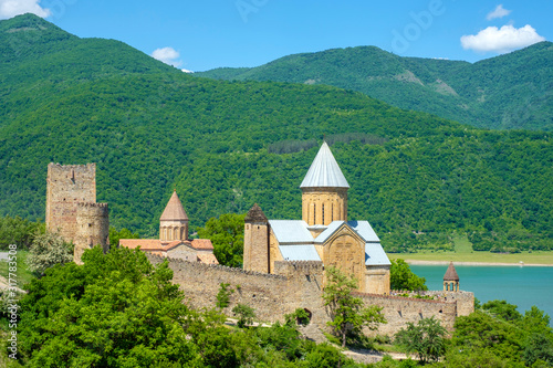 Ananuri Castle complex on the Aragvi River, Ananuri, Mtskheta-Mtianeti, Georgia photo