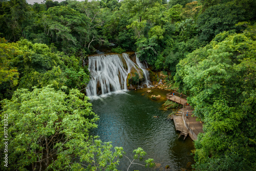 Tableau sur toile WATERFALL BONITO MS BRAZIL