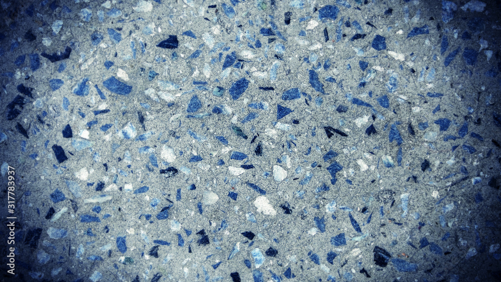 Obraz premium Gray marble chips, small gravel stones, texture background. Abstract background.