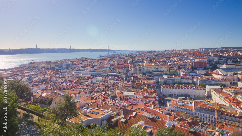 Vista panorámica de Lisboa