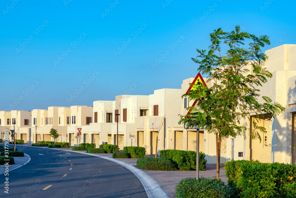 Gated villa compound luxury housing development