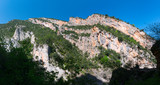 Montrebei Gorge, Congost de Mont Rebei, Noguera Ribagorzana river, Montsec Range, The Pre-Pyrenees, Lleida, Catalonia, Spain, Europe