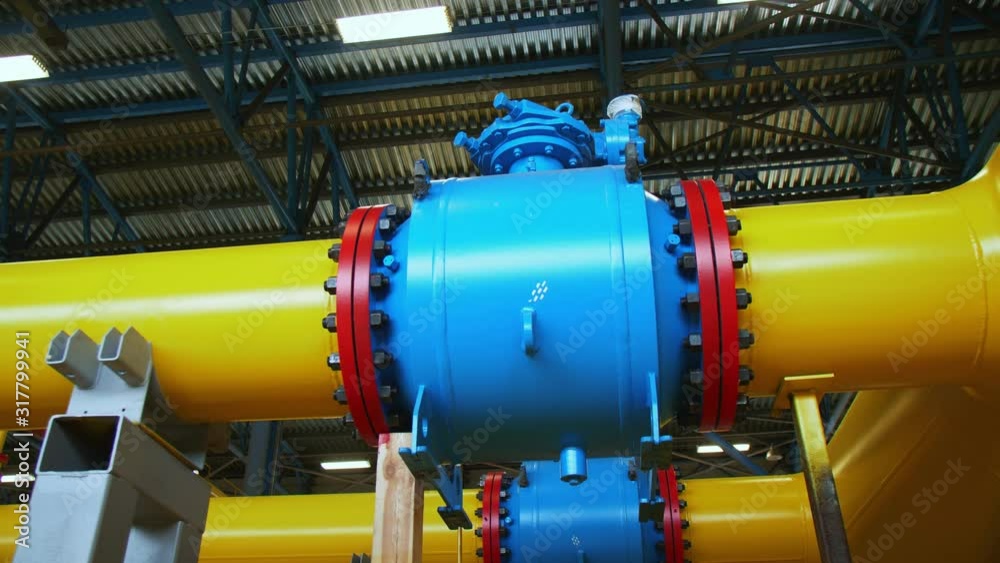 blue reservoirs to control gas volume and flow at station blue reservoirs to control gas volume and flow at station