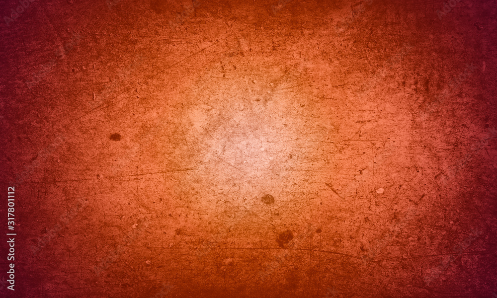 Old Red paper with a grunge texture for the background Old Red paper with a grunge texture for the background