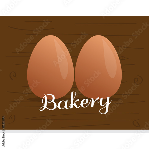 Vintage bakery poster