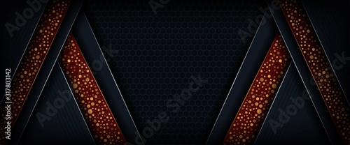 modern tech dark gray combine with red background