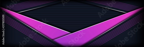 modern tech dark gray combine with purple background