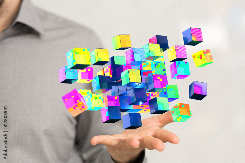 Cloud storage and Computing concept digital Cloud storage and Computing concept digital