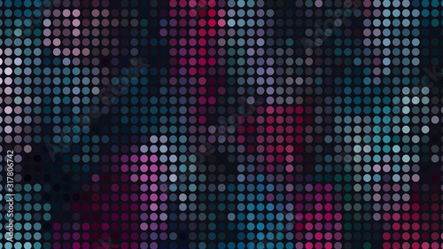 Wallpaper Mural color geometric block pattern background polygonal style ,LED light color dot style graphic ,  paint like illustration background of spiral fractal geometric modern Torontodigital.ca