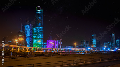 Fotografía Large buildings equipped with the latest technology, King Abdullah Financial Dis