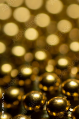 Abstract elegant banner with christmas balls and place for text.