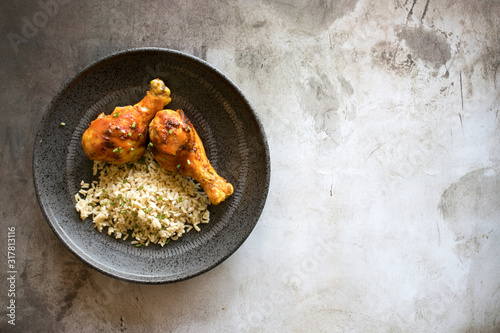 Tandori Chicken with Rice