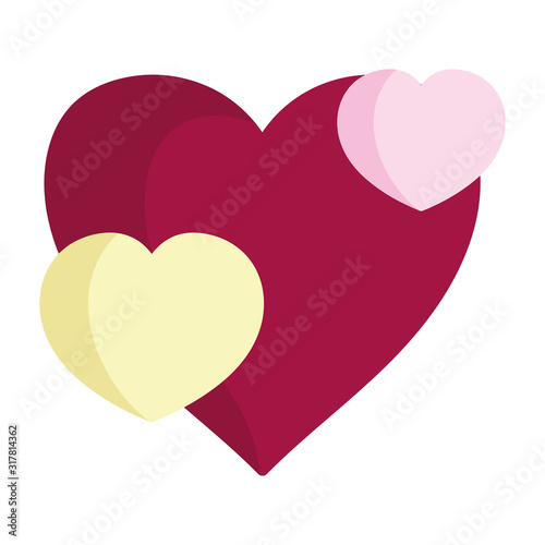 happy valentines day, cute hearts love feeling romance