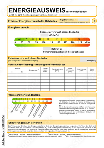 Energieausweis EnEV 2014 blanko Seite 3