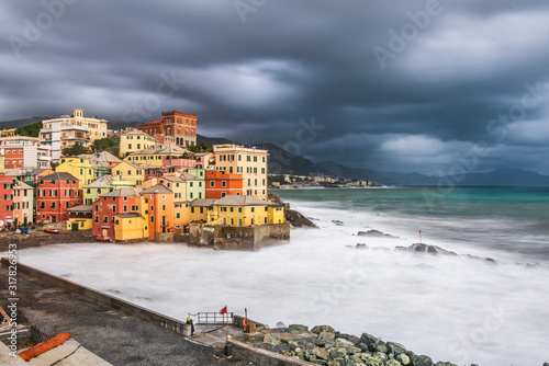 Coastal storm in Boccadasse