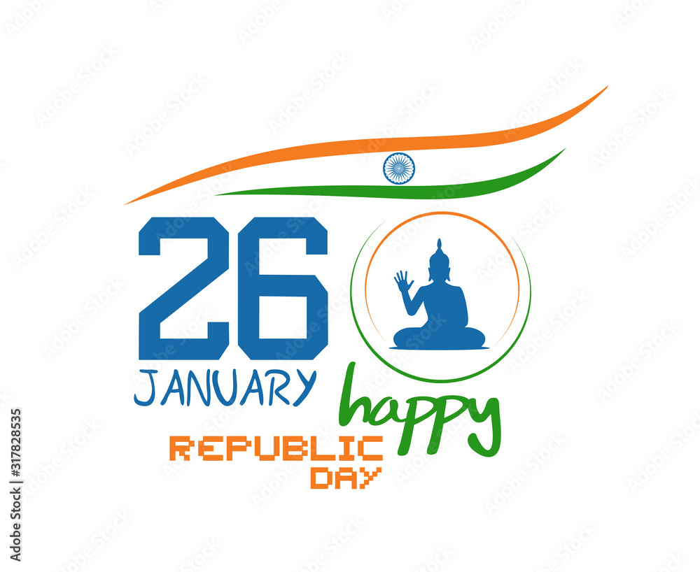 Indian republic day illustration