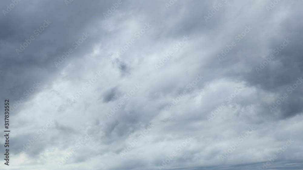 曇り空のタイムラプス