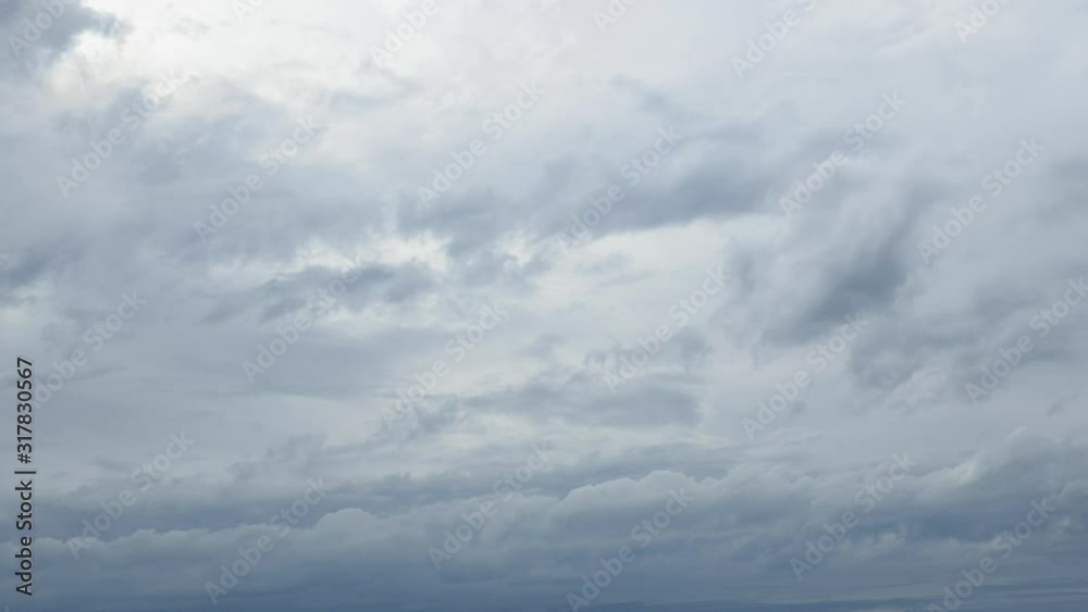曇り空のタイムラプス 曇り空のタイムラプス