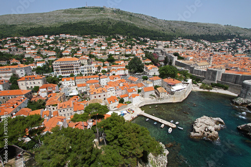 Dubrovnik City Aerial Croatia