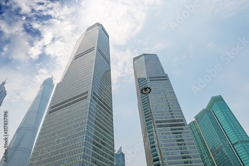Metropolis of Shanghai s modern office building