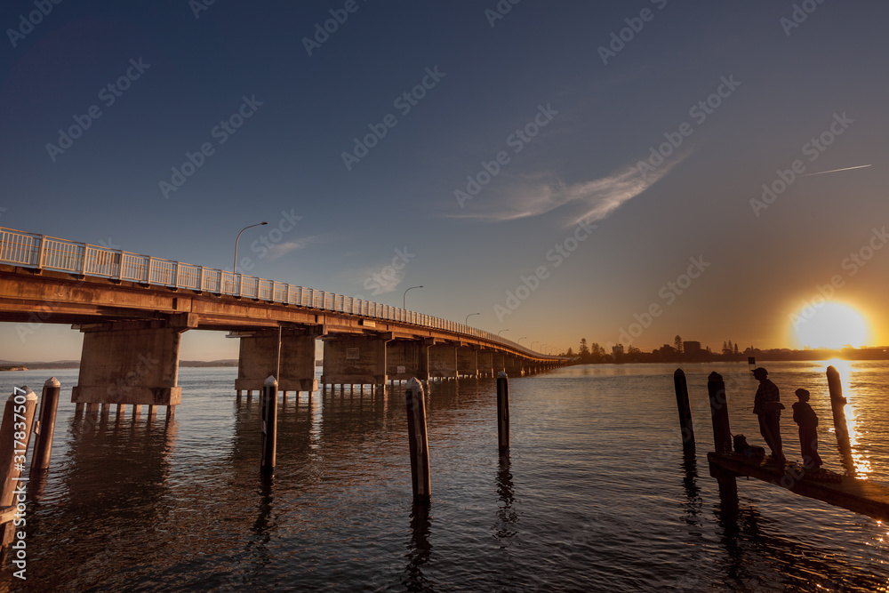  Sunset Forster Bridge NSW Australia