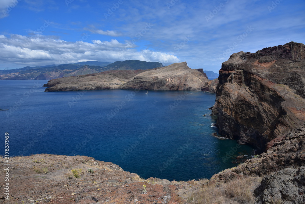 Landscape of Point of Saint Lawrence (Ponta de Sao Lourenco), easternmost point of the island of Madeira, Portugal. Landscape of Point of Saint Lawrence (Ponta de Sao Lourenco), easternmost point of the island of Madeira, Portugal.
