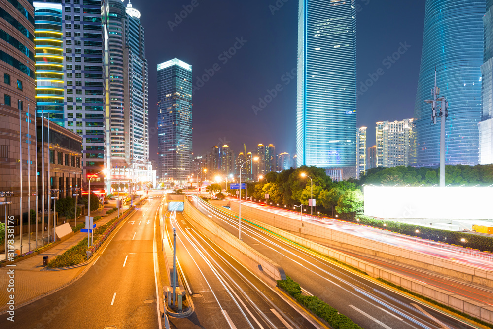 Obraz premium the light trails