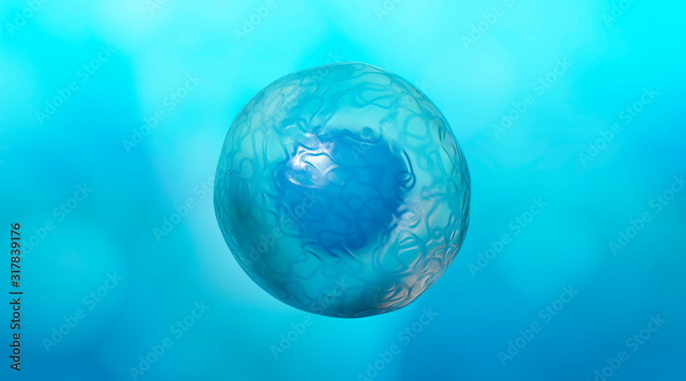 Obraz premium Medically Accurate Illustration of Human Cells, 3D Rendering