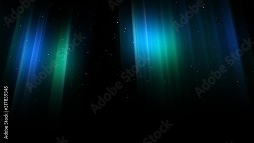 美しいオーロラ！星空に舞う光のカーテン高解像度