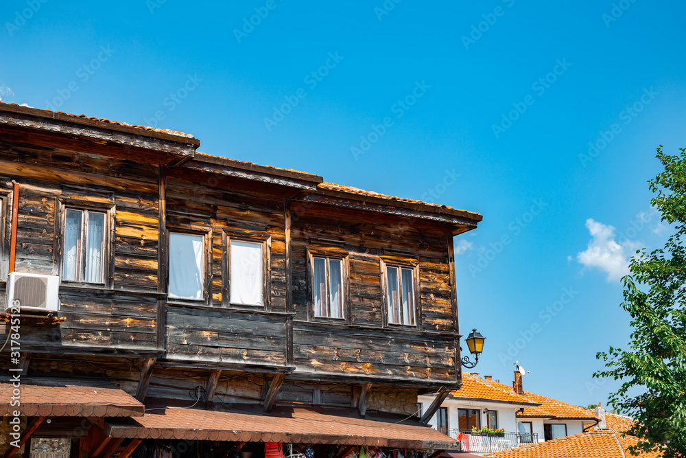Old town traditional house in Nessebar, Bulgaria