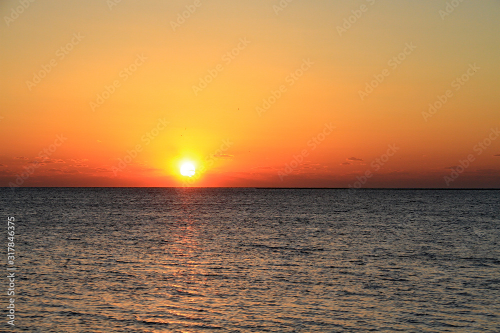 Florida's west coast provides beautiful sunset views