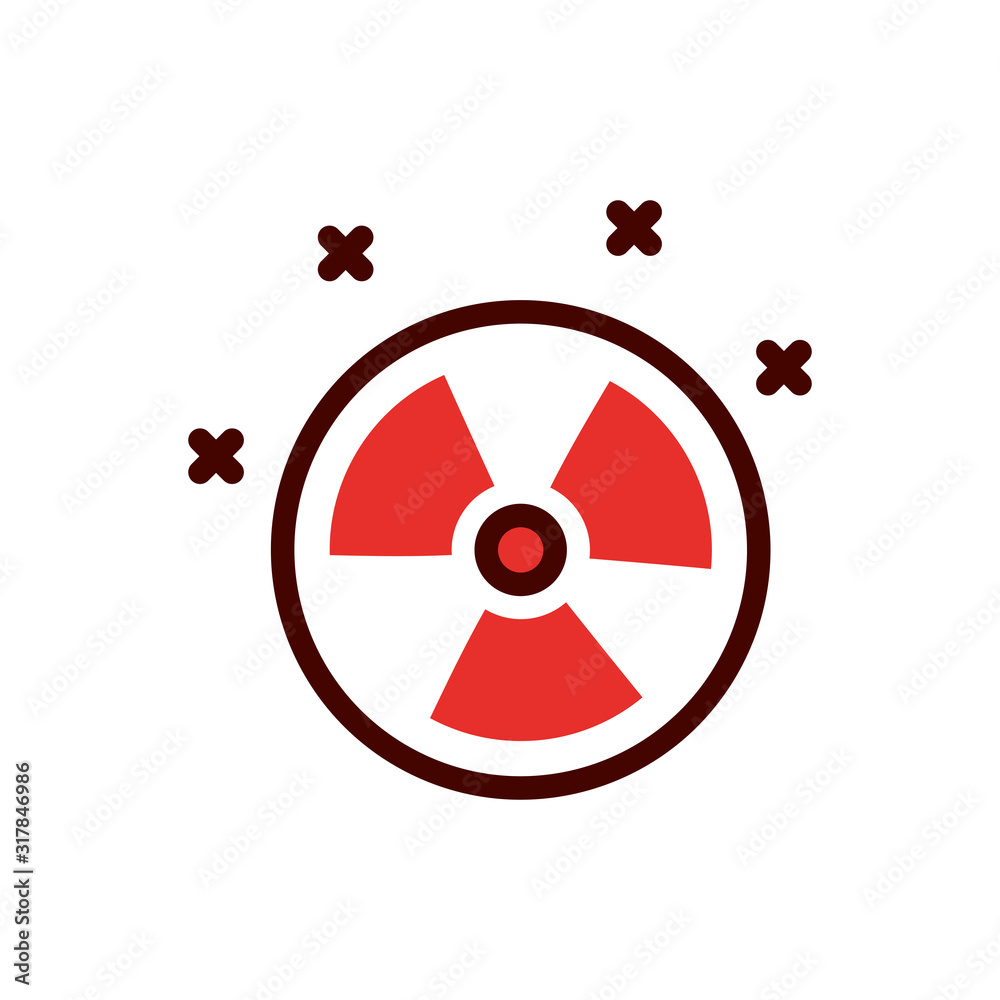 Isolated industrial hazard vector design Isolated industrial hazard vector design