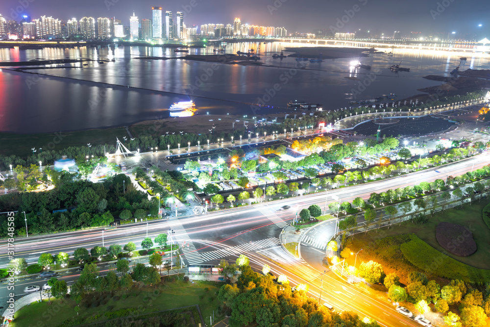 Obraz premium Nanchang, Jiangxi river views