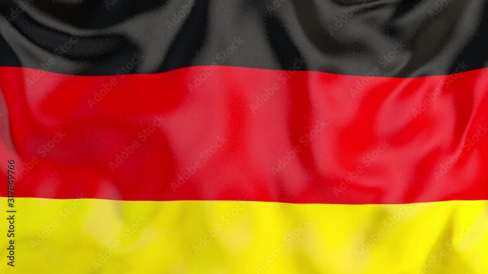 3d animation of the waving Flag of Germany 3d animation of the waving Flag of Germany