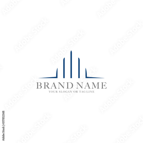 investment logo design vector